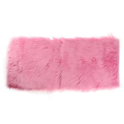 Thảm Len Lông Mịn Nhân Tạo Trải Sàn, Đệm Ghế 40x90cm