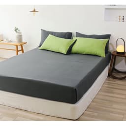 Bộ 4 món chăn ga gối cotton Tici cao cấp TC45 hàng đẹp (set gồm 1 ga, 1 chăn có khóa lồng được ruột, 2 vỏ gối)