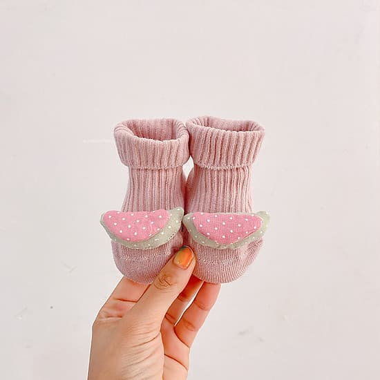 Tất Trẻ Em Hình Thú Cao Cổ 100% Cotton Chống Trơn Trượt Tất Cho Bé Trai Bé Gái Từ 0- 8 Tháng PK37_TAT