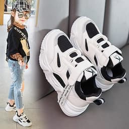 Giày thể thao bé gái và bé trai cao cấp từ 3 - 16 tuổi siêu nhẹ đàn hồi kháng khuẩn kiểu dáng thời trang G25