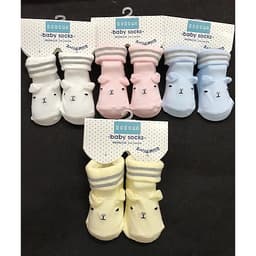 Set 3 đôi vớ / tất sơ sinh mẫu mới cho trẻ từ 0-6 tháng