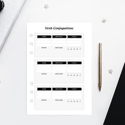 Giấy / Ruột refill sổ còng A5 học ngoại ngữ tiếng anh, tiếng trung Self Planner