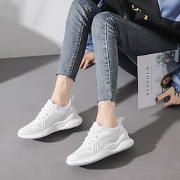 Giày thể thao Giày đi bộ Nữ huấn luyện viên nhẹ Knit mềm