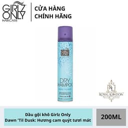 DẦU GỘI KHÔ GIRLZ ONLY 200ML, BỒNG BỀNH CHO TÓC BẾT, CÓ HƯƠNG THƠM, 5 PHÂN LOẠI, HÀNG CHÍNH HÃNG