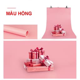 Phông nền nhựa PVC trơn kích thước 70x140cm treo giá khung chụp ảnh sản phẩm đủ màu sắc 