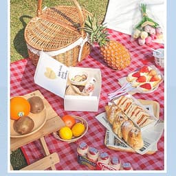 THẢM DÃ NGOẠI, DU LỊCH, PICNIC CAO CẤP - Chống thấm nước, họa tiết caro, gấp gọn tiện lợi - 2 kích thước khách chọn màu!