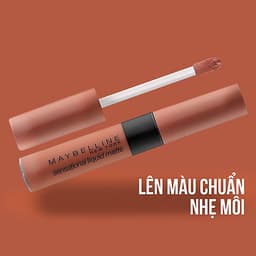 Son kem lì nhẹ môi Maybelline New York phiên bản tông đất giới hạn Sensational Liquid Matte 7ml