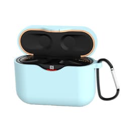 Silicone Case for SONY WF-1000XM3 Bluetooth Earphone Charging Box Cover Soft Shell with Anti-lost Hook