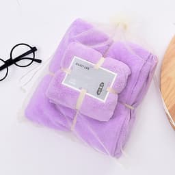 Set 2 Khăn tắm 34x75+70x140,siêu thấm chất liệu 100 cotton 120g+450g -143