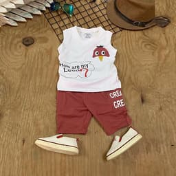 Combo 5 Bộ quần áo bé trai từ 8kg đến 23kg,vải cotton 100% mềm mại 4 chiều, thấm hút mồ hôi tốt, áo sát nách , quần có túi cho bé