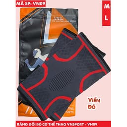Băng Bảo Vệ Đầu Gối Bó Cơ VN09, Băng Gối Thể Thao Cao Cấp VNS ( 1 Cặp )
