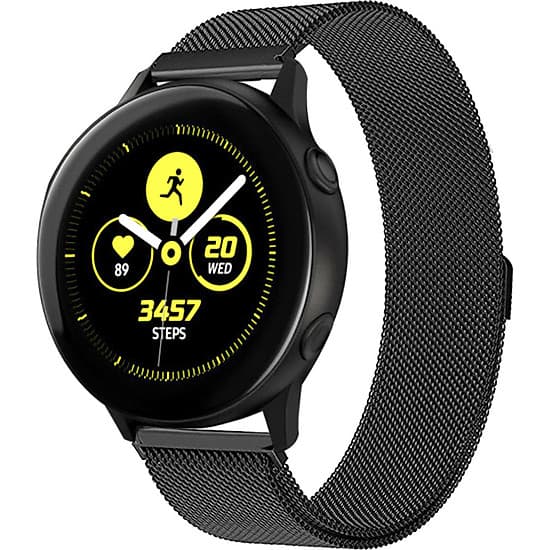 For Samsung Galaxy Watch Active 20mm Replacement Stainless Steel Watch Band Strap