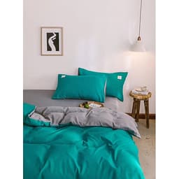 Bộ 4 món chăn ga gối cotton Tici cao cấp TC45 hàng đẹp (set gồm 1 ga, 1 chăn có khóa lồng được ruột, 2 vỏ gối)
