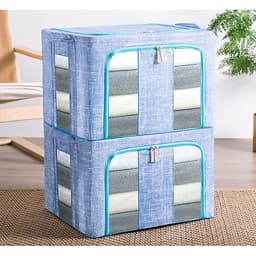 Túi Đựng Chăn Màn (Được Chọn Màu) - Hộp Đựng Quần Áo Khung Sắt Gấp Gọn miDoctor - Tủ Vải Chăn Màn Tiện Lợi