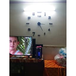 Đồng Hồ Treo Tường Dán Tường 3D Chính Hãng Shouse loại lớn bằng Xốp và Meka cao cấp trang trí nghệ thuật đẹp  treo phòng khách, phòng ngủ