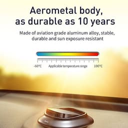 Bộ khuếch tán khử mùi và lọc không khí tặng kèm nước hoa khô dùng cho xe hơi ô tô hiệu Baseus Car Air Freshener Volcano (Vật liệu Metal cao cấp, tặng kèm túi thơm, khử mùi hiệu quả) - Hàng nhập khẩu