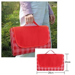 THẢM DÃ NGOẠI, DU LỊCH, PICNIC CAO CẤP - Chống thấm nước, họa tiết caro, gấp gọn tiện lợi - 2 kích thước khách chọn màu!