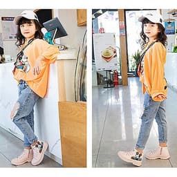 Giày bốt bé gái từ 3 đến 15 tuổi T030