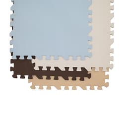 Set 09 Tấm Thảm Xốp Ghép Màu Pastel, Chất Liệu EVA Dùng Lót Sàn Cho Bé, Lót Sàn Phòng Bếp, Phòng Khách - Kích Thước 45x45x1 cm
