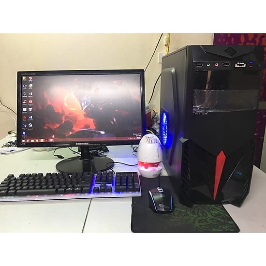 Bộ máy tính để bàn nâng cấp chip intel Pentium chuyên dùng văn phòng, học tập, game nhẹ chạy siêu mượt office, autocard, photoshop, phần mềm kế toán, bán hàng...màn 22 inch mới full box