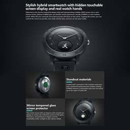 Đồng hồ thông minh Zeblaze HYBRID màn hình OLED 0.49"  Bluetooth 4.0 hỗ trợ đo nhị tim, huyết áp, theo dõi giấc ngủ
