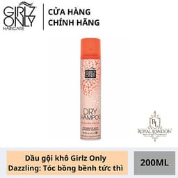 DẦU GỘI KHÔ GIRLZ ONLY 200ML, BỒNG BỀNH CHO TÓC BẾT, CÓ HƯƠNG THƠM, 5 PHÂN LOẠI, HÀNG CHÍNH HÃNG