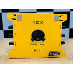 Soundcard Livestream XOX K10 10th phiên bản Tiếng Anh - Hàng chính hãng