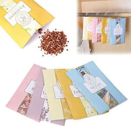 Combo 5 Túi Thơm Hương Hoa Thảo Mộc Thiên Nhiên Treo Tủ Quần Áo Khử Mùi, Đuổi Côn Trùng( Đủ 5 Mùi Hương)