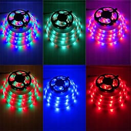 Cuộn Đèn LED Trang Trí Quấn Cây RGB Siêu Sáng, Dài 5M Kèm Remote 44 Phím