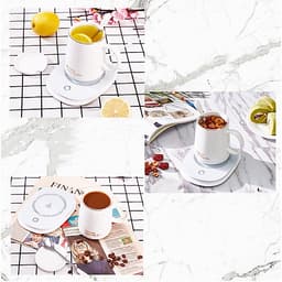 Ly uống nước cafe giữ nóng nhiệt độ, ly đun nước văn phòng, cốc gia nhiệt giữ nóng