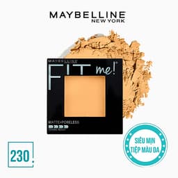Phấn Phủ Mịn Nhẹ Kiềm Dầu Fit Me Matte Poreless Powder Maybelline New York 8.5g
