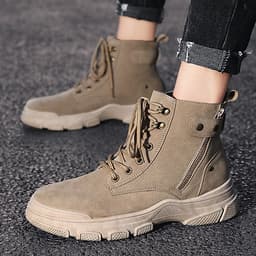 Giày Nam  Giày Sneaker Thể Thao Nam Cổ Cao Phong Cách Hàn Quốc G33
