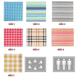THẢM DÃ NGOẠI, DU LỊCH, PICNIC CAO CẤP - Chống thấm nước, họa tiết caro, gấp gọn tiện lợi - 2 kích thước khách chọn màu!