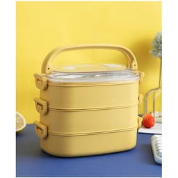 Bộ Hộp Cơm Giữ Nhiệt 2 Lớp 2 Tầng 2 Ngăn INOX304 Thiết Kế Hiện Đại
