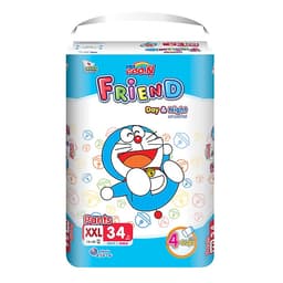 Combo 3 gói tã Goo.n Friend M54/L46/XL40/XXL34/XXXL22 + 6 miếng tặng xe 3 bánh và đồ chơi Toys House cho bé