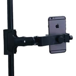 Kẹp điện thoại đa năng vào thân tripod / giá đỡ 3 chân, hoặc vào bàn ghế, cửa kính hỗ trợ livestream, chụp ảnh, quay video nhiều máy