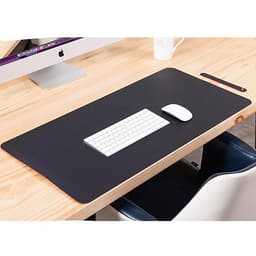 Bàn di chuột, miếng lót chuột 120 X 60 CM kiêm deskpad thảm da trải bàn làm việc hai mặt chống nước