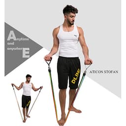 Bộ 5 Dây Ngũ Sắc Đàn Hồi Tập Thể Hình, Tập Gym miDoctor - Chính Hãng