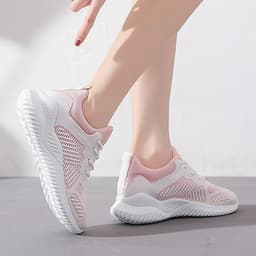 Giày thể thao Giày đi bộ Nữ huấn luyện viên nhẹ Knit mềm