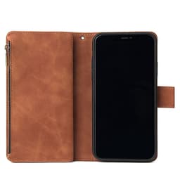 For iPhone 11 iPhone 11 pro iPhone 11 pro max PU Leather Side Magnetic Buckle Multi-card Bracket Full Protective Case with Zipper Wallet Style:iPhone 11 Pro