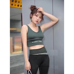 Bộ 2 Áo Tập Gym Nữ Cao Cấp - Chất Liệu Dệt Kim Co Giãn Thấm Hút Mồ Hôi Tốt - Áo Tập Yoga - Br07