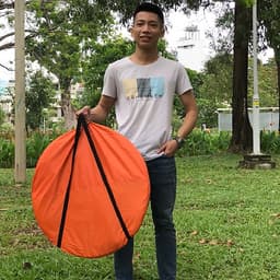 Lều cắm trại 4 người tự bung chống thấm kích thước 200 x 200 x 120cm nặng 1.7kg, liều cắm trại 2 cửa mini dùng để đi du lịch dã ngoại câu cá tiện lợi - [TẶNG ĐÈN PIN LED DÃ NGOẠI ĐA NĂNG]