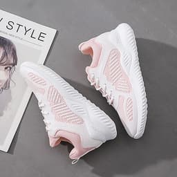Giày thể thao Giày đi bộ Nữ huấn luyện viên nhẹ Knit mềm
