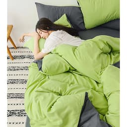 Bộ 4 món chăn ga gối cotton Tici cao cấp TC45 hàng đẹp (set gồm 1 ga, 1 chăn có khóa lồng được ruột, 2 vỏ gối)