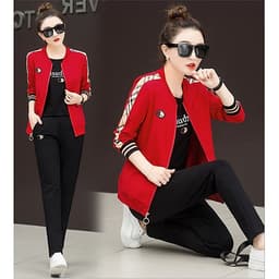 Bộ đồ thể thao phối sọc TT280