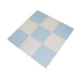 Set 09 Tấm Thảm Xốp Ghép Màu Pastel, Chất Liệu EVA Dùng Lót Sàn Cho Bé, Lót Sàn Phòng Bếp, Phòng Khách - Kích Thước 45x45x1 cm