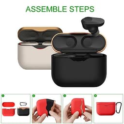 Vỏ Hộp Sạc Tai Nghe Không Dây Sony WF-1000XM3 Bằng Silicone Dày 1.5mm