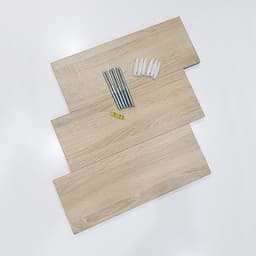 Bộ 3 Kệ Gỗ Trang Trí Treo Tường Giấu Chân 40cm x 15cm KT117  (Nhiều màu)