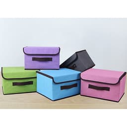 2 Hộp Vải Đựng Đồ Cá Nhân, Đựng Quần áo, Vớ, Đồ Lót, Đồ Chơi Size L,M