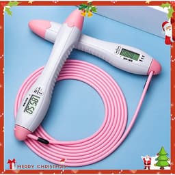 Dây nhảy lõi thép Cleacco tự động đếm số , đếm giờ , tích hợp đo calo , quãng đường